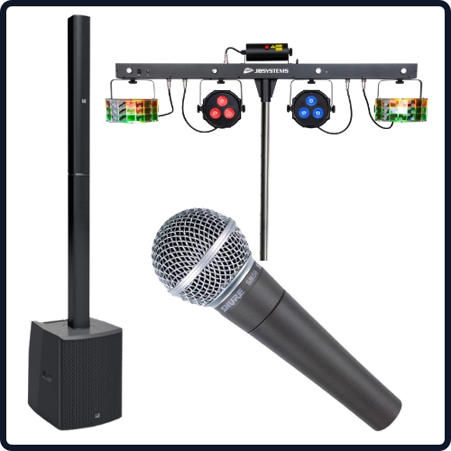 Pack fête avec colonne sonore et jeux de lumière